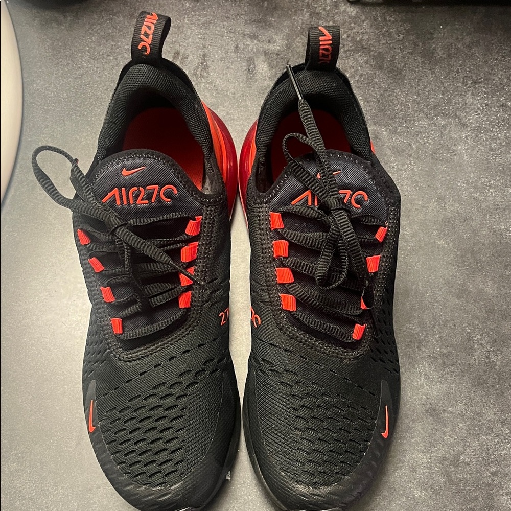 Nike Air Max 270 Black with Red Highlights
